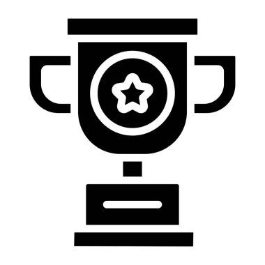 Yıldız kupasının katı bir tasarım simgesi