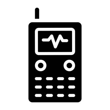 A unique design icon of walkie talkie 