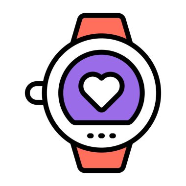 Fitness izleyicisinin modern tasarım simgesi