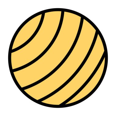 An icon design of yoga ball