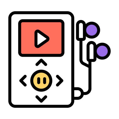 Vector design of mp3 player 
