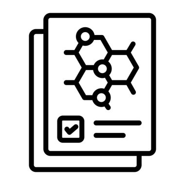 Modern design icon of compound 