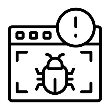 Web hatasının moda tasarım simgesi