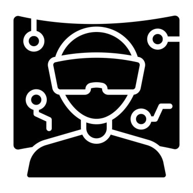 VR kulaklığın mükemmel tasarım simgesi