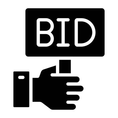 Teklif panosunun eşsiz bir tasarım simgesi 