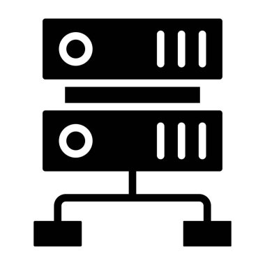 Sunucu ağının bir simge tasarımı 