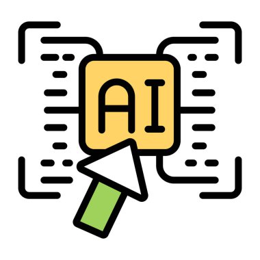 ai teknolojisinin moda tasarım simgesi 