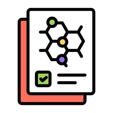 Modern design icon of compound 