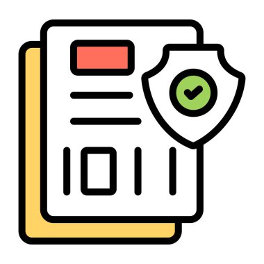 Güvenli ikili verilerin modern tasarım simgesi