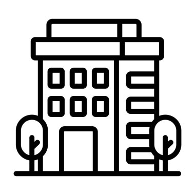 Ticari yapının modern tasarım simgesi