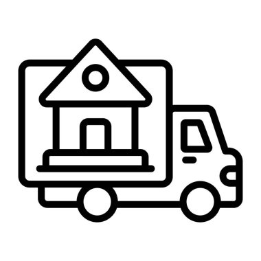 Eve taşınmanın modern tasarım simgesi