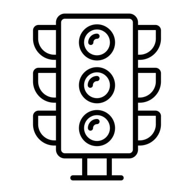 Trafik ışıklarının simge tasarımı 