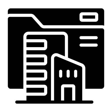 Ticari yapının modern tasarım simgesi