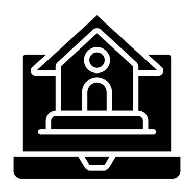 Gayrimenkul sitesinin kavramsal tasarım simgesi