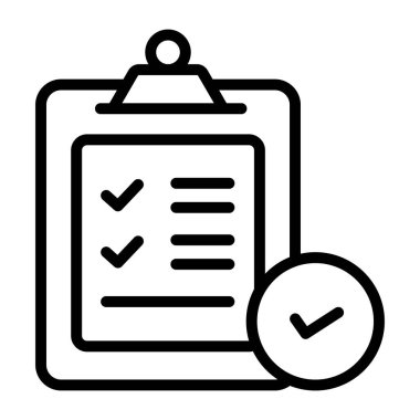 Kontrol listesinin bir moda tasarım simgesi