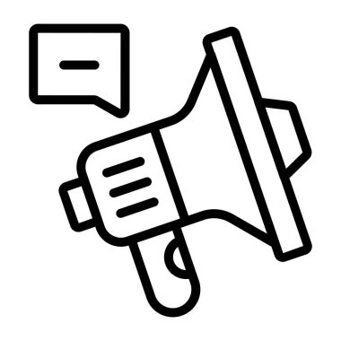 Megafonun modern tasarım simgesi