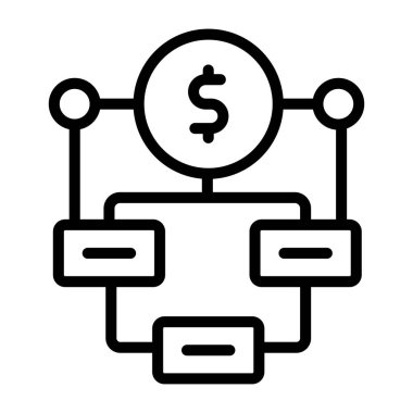 Finansal hiyerarşinin yaratıcı tasarım simgesi