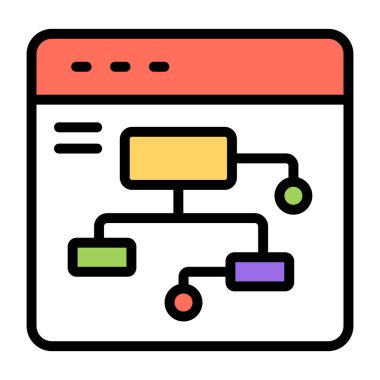 Çevrimiçi iş akışının en iyi tasarım simgesi