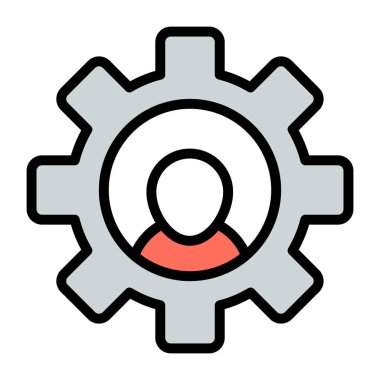 Kullanıcı yönetiminin bir moda tasarım simgesi