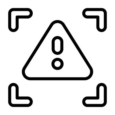 Bir uyarı simgesi tasarımı