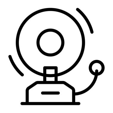 Okul çanının modern tasarım simgesi