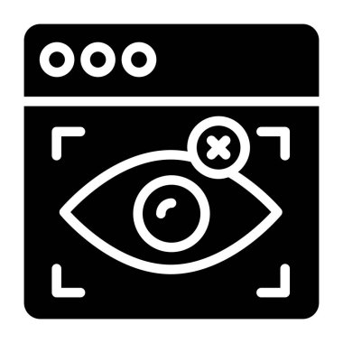 Web izleme için bir kabartma tasarım simgesi