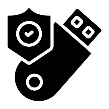 USB güvenliğinin en iyi tasarım simgesi