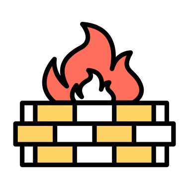 Firewall 'ın düzenlenebilir tasarım simgesi