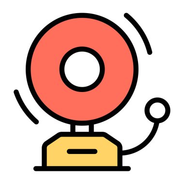 Okul çanının modern tasarım simgesi