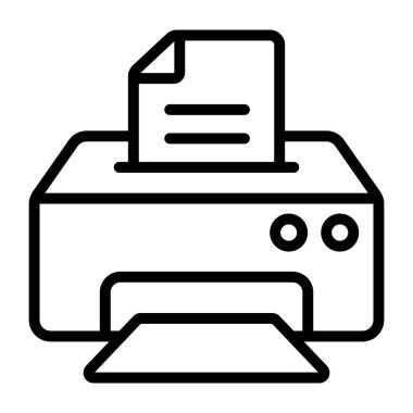       Yazıcının modaya uygun bir vektör tasarımı 