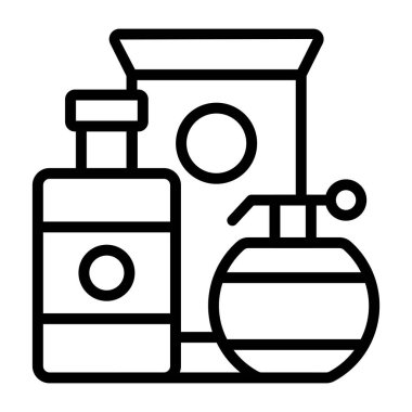 Güzellik ürünlerinin simge tasarımı 