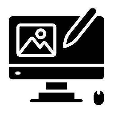 Çevrimiçi tasarım için sağlam tasarım simgesi 