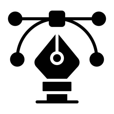        Düğümlü kalem, daha bezier araç simgesi 