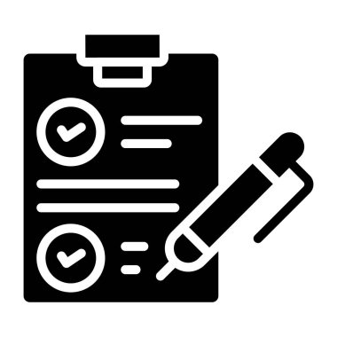 Trendy design icon of writing list