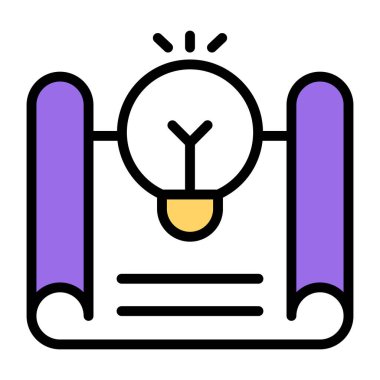 Yaratıcı kağıdın eşsiz bir tasarım simgesi