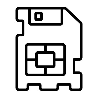 Mobil simülasyonun yaratıcı tasarım simgesi 