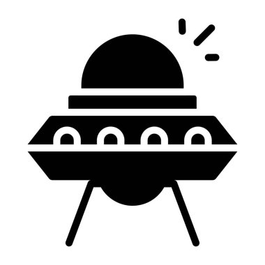 Uzay kapsülünün moda vektör tasarımı