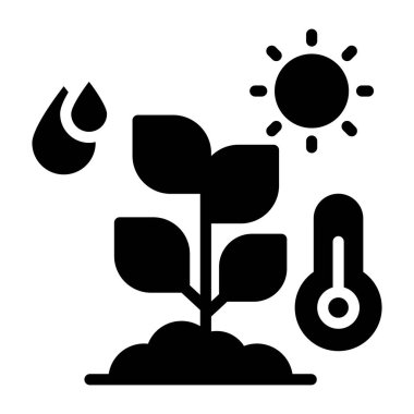 Vector design of growing plant