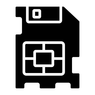 Mobil simülasyonun yaratıcı tasarım simgesi 