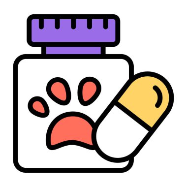 Uyuşturucu şişesinin eşsiz bir tasarım simgesi.