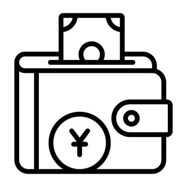 Cüzdanın mükemmel tasarım simgesi