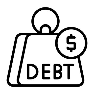 Borcun doğrusal simge tasarımı