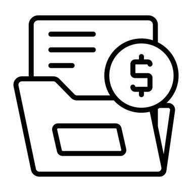 Finansal dizinin bir simge tasarımı