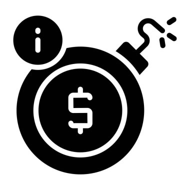 Para riskinin sağlam bir tasarım simgesi