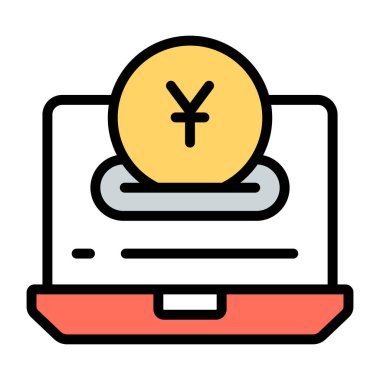 Çevrimiçi bağış için güzel bir tasarım simgesi