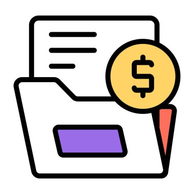 Finansal dizinin bir simge tasarımı