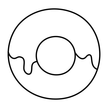 Çöreğin son moda vektör tasarımı