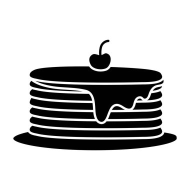 Krep için mükemmel bir tasarım ikonu 