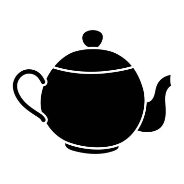 Çaydanlığın katı tasarım simgesi