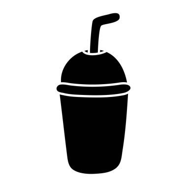 Düzenlenebilir bir paket içecek tasarımı simgesi 